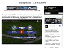 Tablet Screenshot of live.malopolskatv.pl